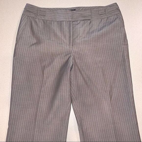 Ann Klein Micro Pinstripe Lined Dress Pant Size 6 - Picture 2 of 9